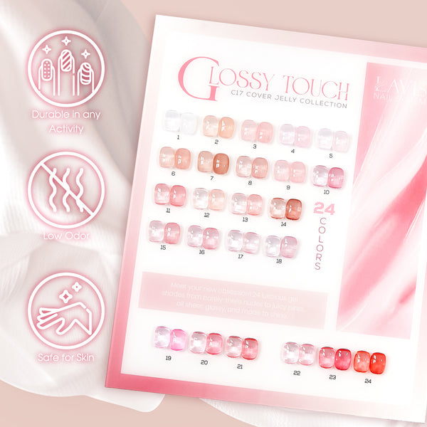 LAVIS C17 - 10 - Gel Polish 0.5 oz - Glossy Touch Collection