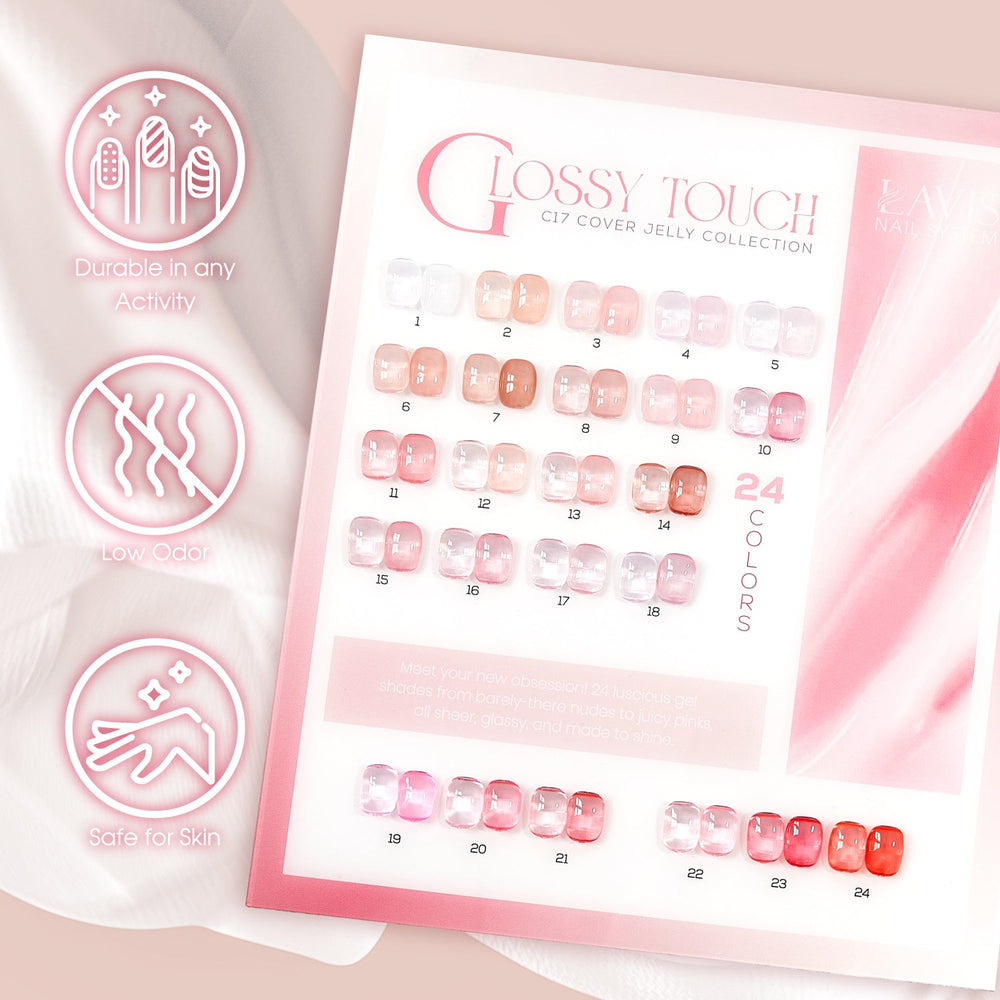 Buy Lavis C17 Glossy Touch Collection, Free 2 Lavis Pat Pat Gel 
