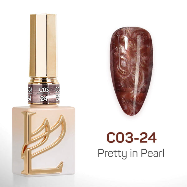 LAVIS C03 - 24 - Gel Polish 0.5 oz - Pretty in Pearl Collection
