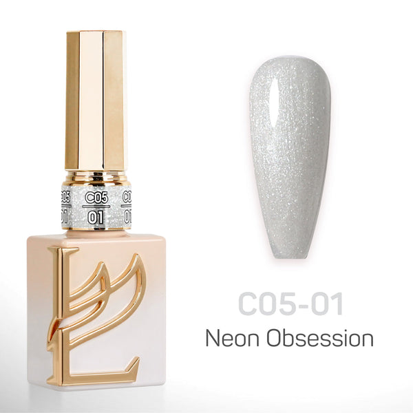 LAVIS C05 - Set 24 Colors - Gel Polish 0.5 oz - Neon Obsession Collection