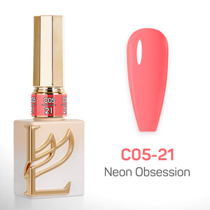 LAVIS C05 - Set 24 Colors - Gel Polish 0.5 oz - Neon Obsession Collection