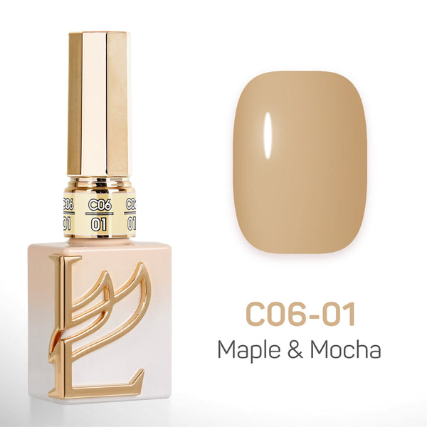 LAVIS C06 - Set 24 Colors - Gel Polish 0.5 oz - Maple & Mocha Collection