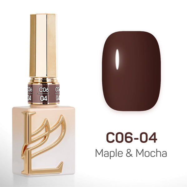 LAVIS C06 - Set 24 Colors - Gel Polish 0.5 oz - Maple & Mocha Collection