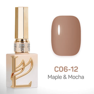 LAVIS C06 - Set 24 Colors - Gel Polish 0.5 oz - Maple & Mocha Collection