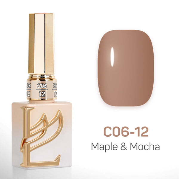 LAVIS C06 - Set 24 Colors - Gel Polish 0.5 oz - Maple & Mocha Collection