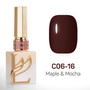 LAVIS C06 - Set 24 Colors - Gel Polish 0.5 oz - Maple & Mocha Collection