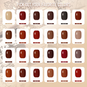 LAVIS C06 - 02 - Gel Polish 0.5 oz - Maple & Mocha Collection