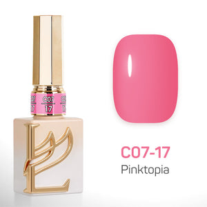 LAVIS C07 - Set 24 Colors - Gel Polish 0.5 oz - Pinktopia Collection