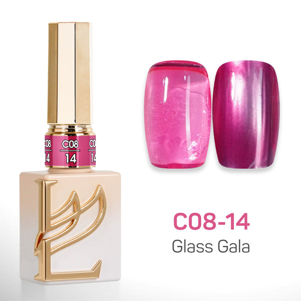 LAVIS C08 - 24 - Gel Polish 0.5 oz - Glass Gala Collection