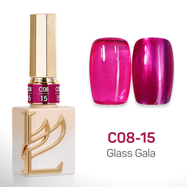 LAVIS C08 - 24 - Gel Polish 0.5 oz - Glass Gala Collection
