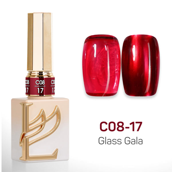LAVIS C08 - 24 - Gel Polish 0.5 oz - Glass Gala Collection