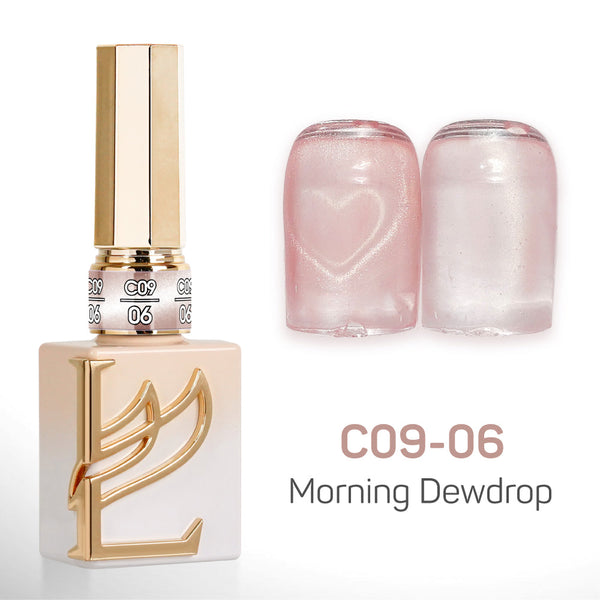 LAVIS Cat Eyes C09 - Set 24 Colors - Gel Polish 0.5 oz - Morning Dewdrop Collection