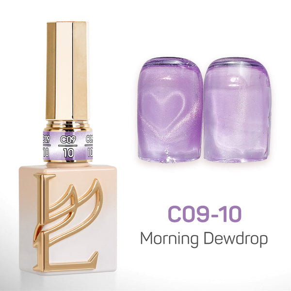 LAVIS Cat Eyes C09 - Set 24 Colors - Gel Polish 0.5 oz - Morning Dewdrop Collection