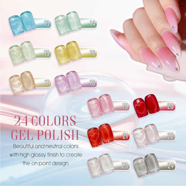 LAVIS Cat Eyes C09 - 02 - Gel Polish 0.5 oz - Morning Dewdrop Collection