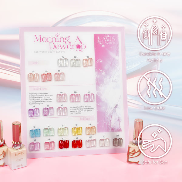 LAVIS Cat Eyes C09 - 20 - Gel Polish 0.5 oz - Morning Dewdrop Collection
