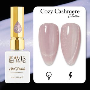 LAVIS Cat Eyes CE1 - 08 - Gel Polish 0.5 oz - Cozy Cashmere Collection