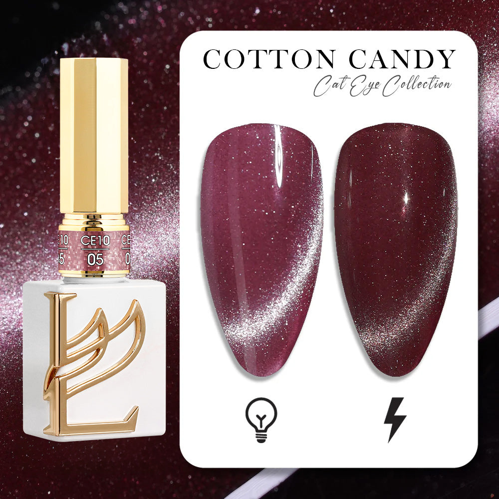 LAVIS Cat Eyes CE10 - 05 (Ver1) - Gel Polish 0.5 oz -  Cotton Candy Collection