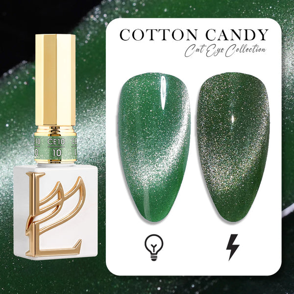 LAVIS Cat Eyes CE10 - 10 (Ver1) - Gel Polish 0.5 oz -  Cotton Candy Collection