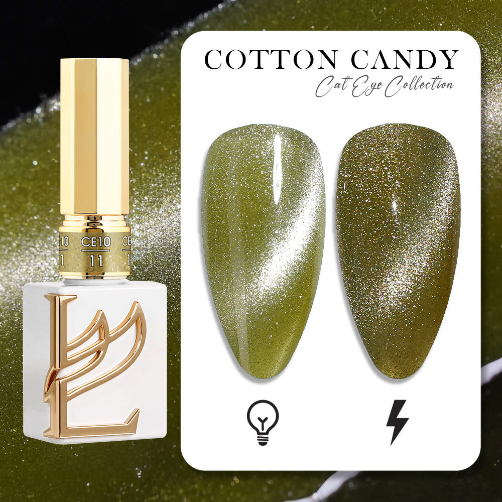 LAVIS Cat Eyes CE10 - 11 (Ver1) - Gel Polish 0.5 oz -  Cotton Candy Collection