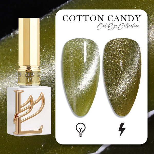 LAVIS Cat Eyes CE10 - 11 (Ver1) - Gel Polish 0.5 oz -  Cotton Candy Collection