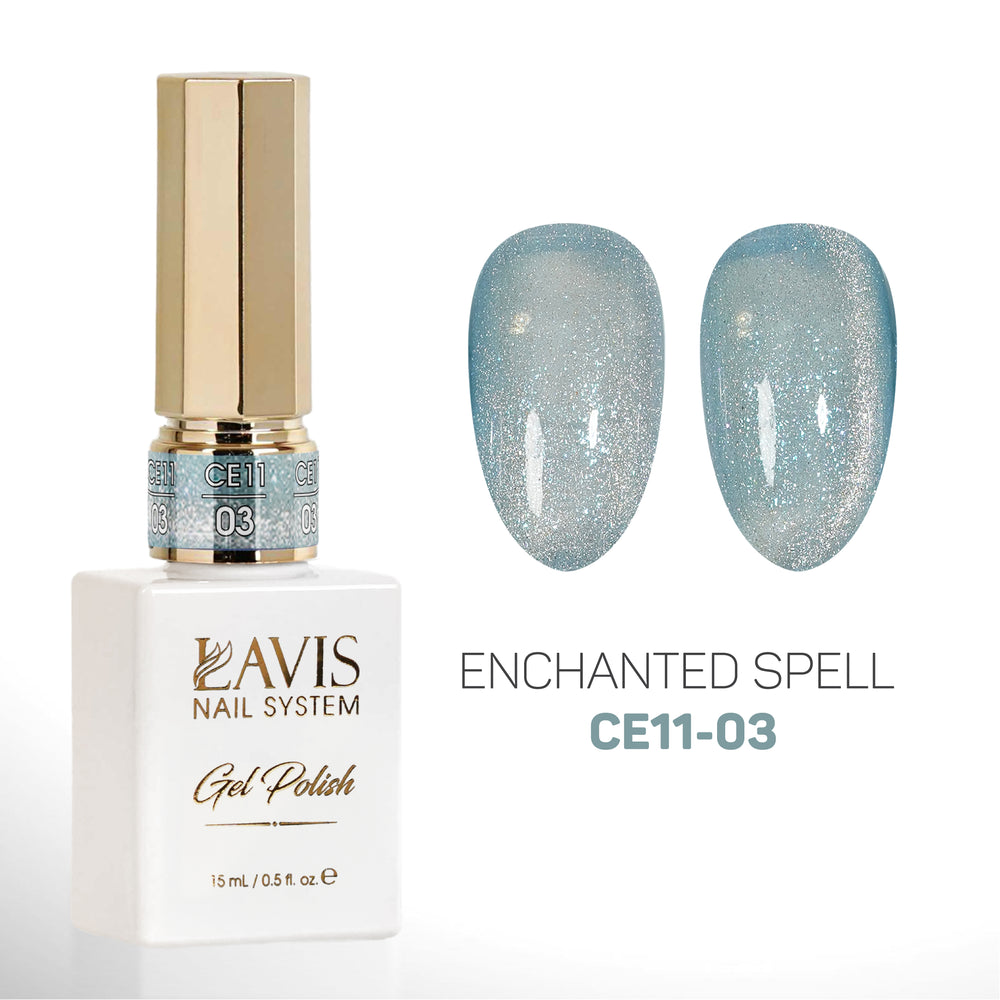 LAVIS Cat Eyes CE11 - 03 - Gel Polish 0.5 oz -  Enchanted Spell Collection