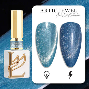 LAVIS Cat Eyes CE12 - 01 (Ver1) - Gel Polish 0.5 oz - Artic Jewel Collection