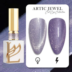 LAVIS Cat Eyes CE12 - 02 (Ver1) - Gel Polish 0.5 oz - Artic Jewel Collection
