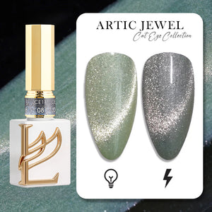 LAVIS Cat Eyes CE12 - 08 (Ver1) - Gel Polish 0.5 oz - Artic Jewel Collection