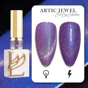 LAVIS Cat Eyes CE12 - 09 (Ver1) - Gel Polish 0.5 oz - Artic Jewel Collection