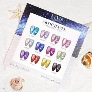 LAVIS Cat Eyes CE12 - 09 - Gel Polish 0.5 oz -  Artic Jewel Collection