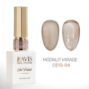 LAVIS Cat Eyes CE13 (Ver2) - Set 12 - Gel Polish 0.5 oz - Moonlit Mirage Collection