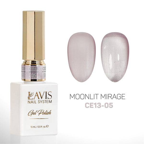 LAVIS Cat Eyes CE13 (Ver2) - Set 12 - Gel Polish 0.5 oz - Moonlit Mirage Collection