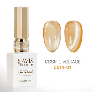 LAVIS Cat Eyes CE14 - 01 - Gel Polish 0.5 oz - Cosmic Voltage Collection