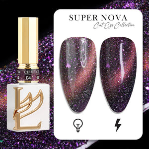 LAVIS Cat Eyes CE14 - 04 (Ver1) - Gel Polish 0.5 oz - Super Nova Collection