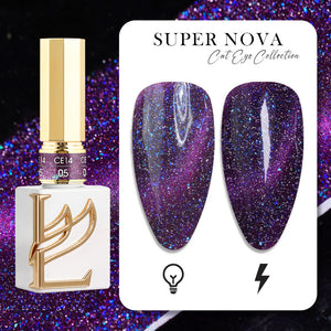 LAVIS Cat Eyes CE14 - 05 (Ver1) - Gel Polish 0.5 oz - Super Nova Collection