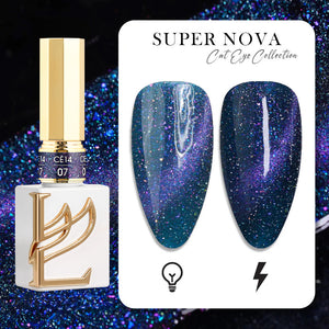 LAVIS Cat Eyes CE14 - 07 (Ver1) - Gel Polish 0.5 oz - Super Nova Collection