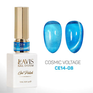 LAVIS Cat Eyes CE14 - 08 - Gel Polish 0.5 oz - Cosmic Voltage Collection