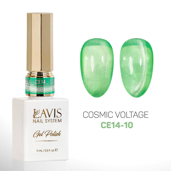 LAVIS Cat Eyes CE14 - 10 - Gel Polish 0.5 oz - Cosmic Voltage Collection