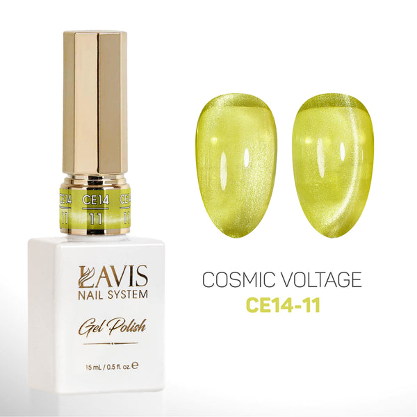 LAVIS Cat Eyes CE14 - 11 - Gel Polish 0.5 oz - Cosmic Voltage Collection