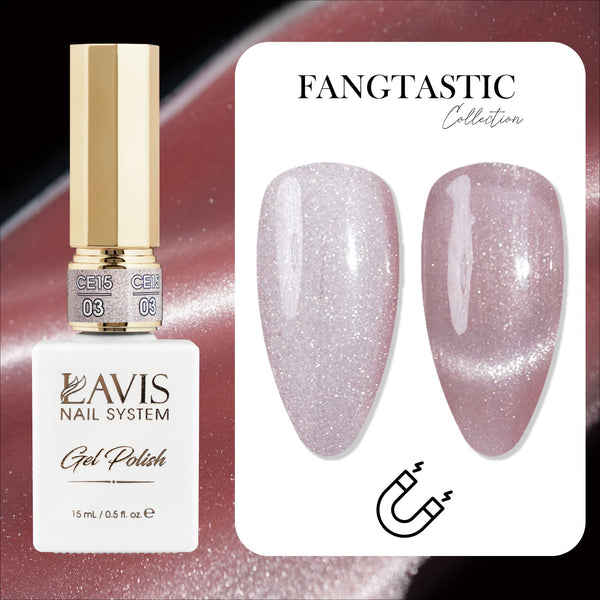 LAVIS Cat Eyes CE15 - 12 - Gel Polish 0.5 oz - Fangtastic Collection