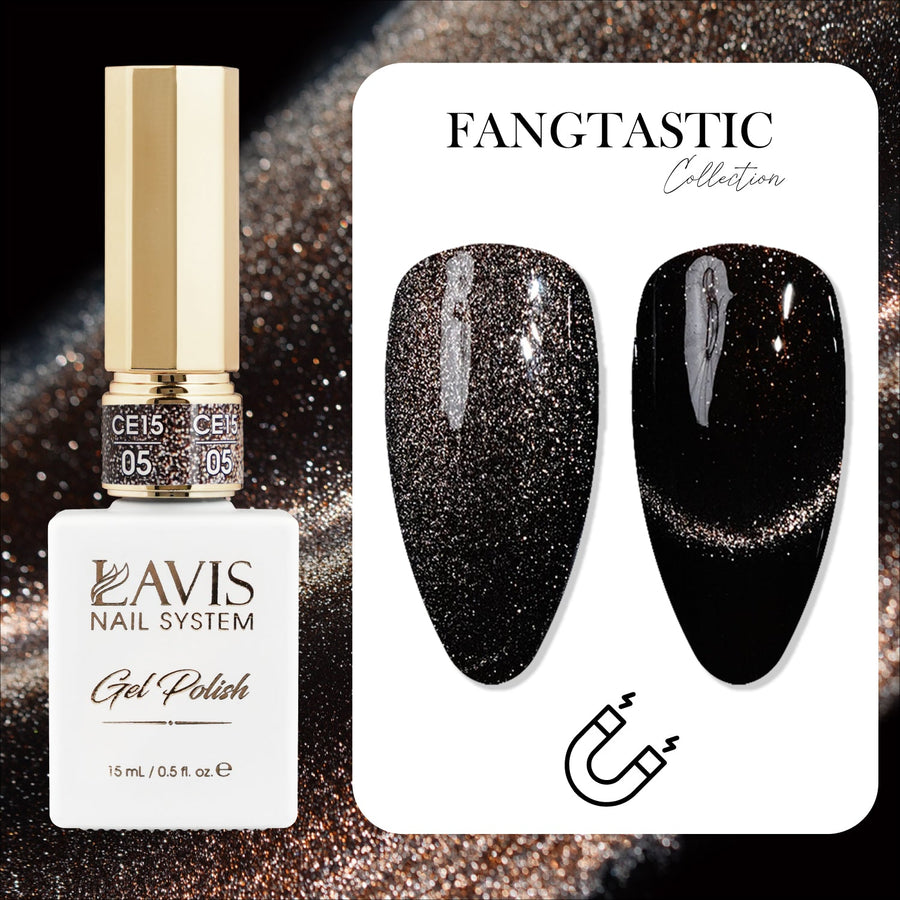 LAVIS Cat Eyes CE15 - 05 - Gel Polish 0.5 oz - Fangtastic Collection