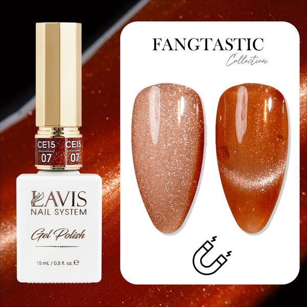 LAVIS Cat Eyes CE15 - 12 - Gel Polish 0.5 oz - Fangtastic Collection