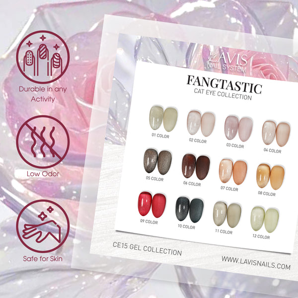 LAVIS Cat Eyes CE15 - 09 - Gel Polish 0.5 oz - Fangtastic Collection