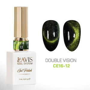 LAVIS Cat Eyes CE16 - 12 - Gel Polish 0.5 oz - Double Vision Collection