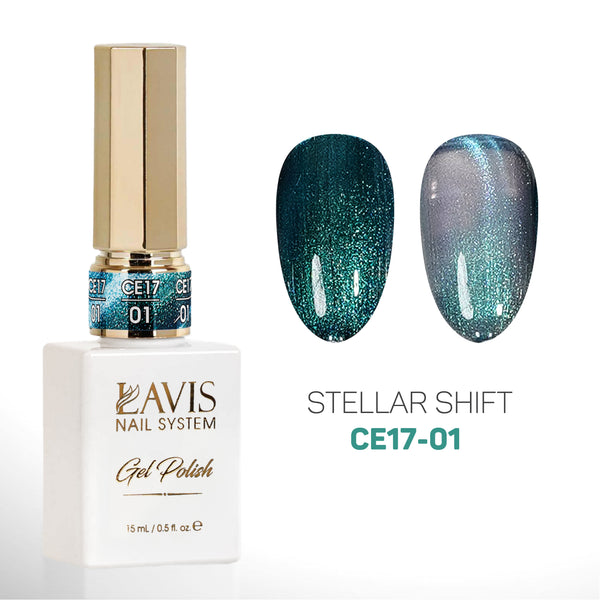 LAVIS Cat Eyes CE17 - 01 - Gel Polish 0.5 oz - Stellar Shift Collection