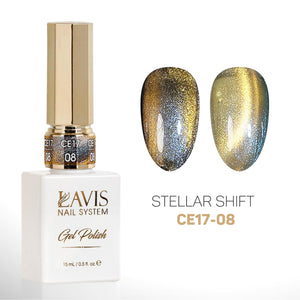 LAVIS Cat Eyes CE17 - Set 12 - Gel Polish 0.5 oz - Stellar Shift Collection