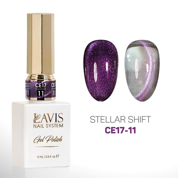 LAVIS Cat Eyes CE17 - 11 - Gel Polish 0.5 oz - Stellar Shift Collection