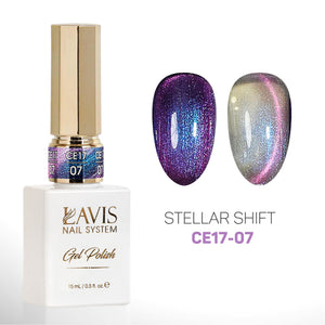 LAVIS Cat Eyes CE17 - Set 12 - Gel Polish 0.5 oz - Stellar Shift Collection