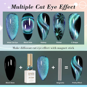 LAVIS Cat Eyes CE17 - Set 12 - Gel Polish 0.5 oz - Stellar Shift Collection