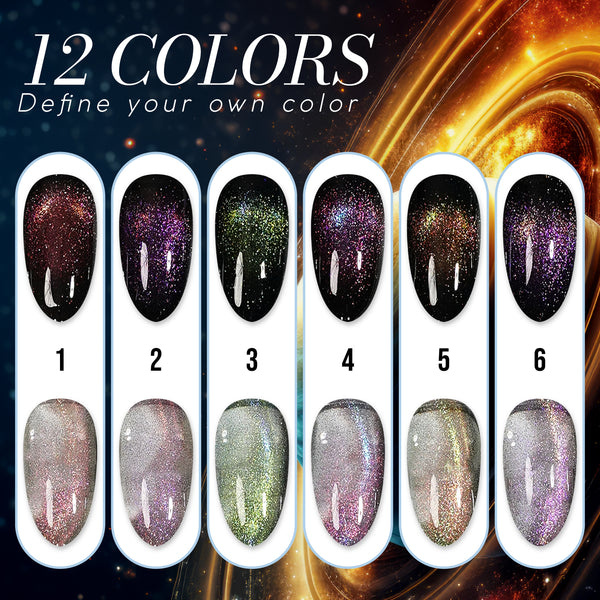LAVIS Cat Eyes CE18 - 11 - Gel Polish 0.5 oz - Galaxtic Halo Collection